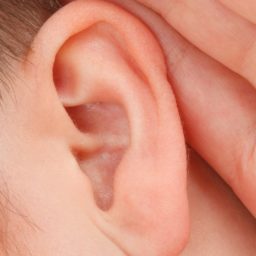 child's ear